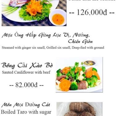 Thực đơn- Quán Ăn Lịch Tô - Lẩu Cá Khoai