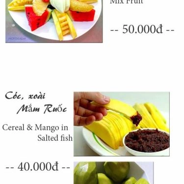 Thực đơn- Quán Ăn Lịch Tô - Lẩu Cá Khoai