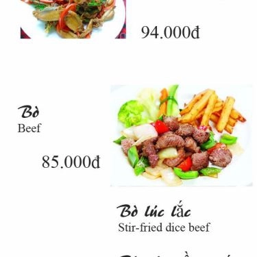 Thực đơn- Quán Ăn Lịch Tô - Lẩu Cá Khoai