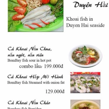 Thực đơn- Quán Ăn Lịch Tô - Lẩu Cá Khoai