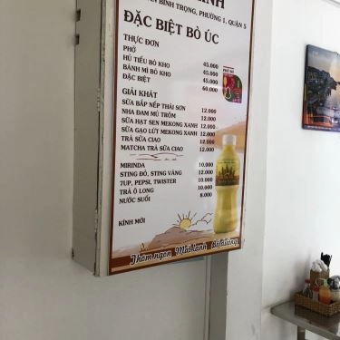 Thực đơn- Quán Ăn Linh - Phở Mỹ Tho