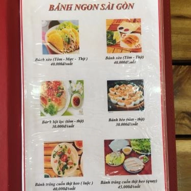 Thực đơn- Quán Ăn Little Saigon.Top - Ẩm Thực Ba Miền - Văn Quán