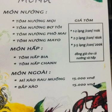 Thực đơn- Quán Ăn Lobster - Tôm Hùm Ngon - Đỗ Đức Dục