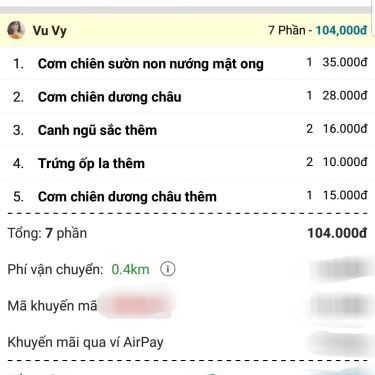 Thực đơn- Quán Ăn Cơm Trưa Văn Phòng Long Keeng - Gà Hoả Ngục