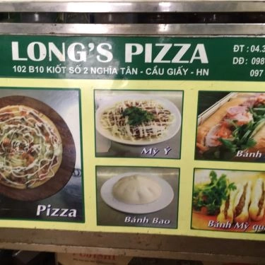 Thực đơn- Quán Ăn Long's Pizza Number Two