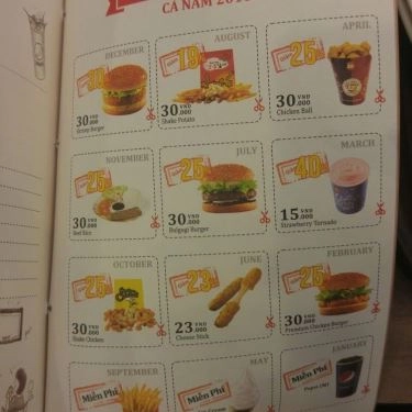 Tổng hợp- Nhà Hàng Lotteria - BigC Cần Thơ