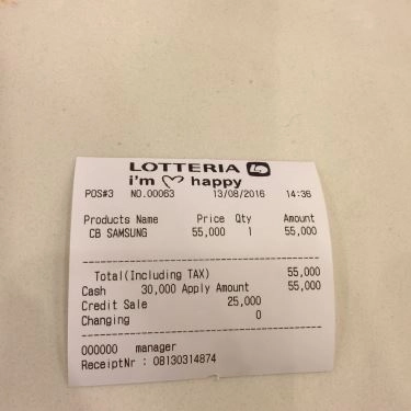 Tổng hợp- Nhà Hàng Lotteria - Đinh Tiên Hoàng