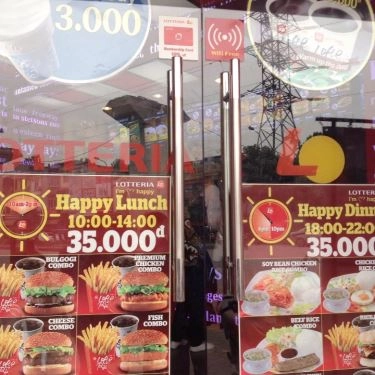 Tổng hợp- Quán Ăn Lotteria - Hoàng Cầu