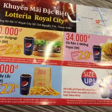 Tổng hợp- Quán Ăn Lotteria - Royal City