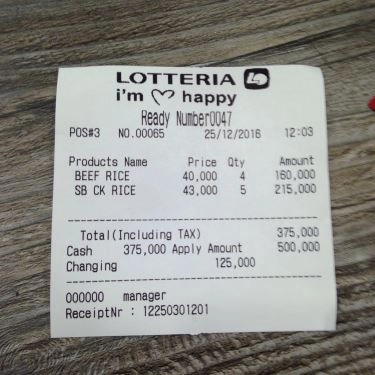 Tổng hợp- Quán Ăn Lotteria - Royal City