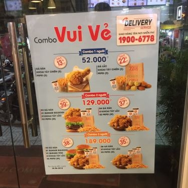 Thực đơn- Nhà Hàng Lotteria - Vĩnh Lộc