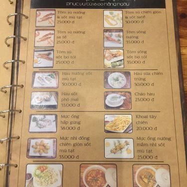 Thực đơn- Quán Ăn Lúa - Cơm Niêu & Cơm Vắt Món Việt