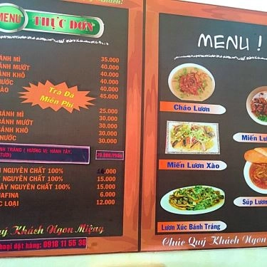 Thực đơn- Quán Ăn Lươn Nghệ An Bà Hai