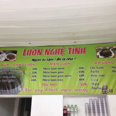 Thực đơn- Quán Ăn Lươn Nghệ Tĩnh - Lĩnh Nam