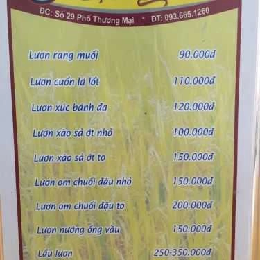 Thực đơn- Lươn Quán - Đặc Sản Xứ Nghệ