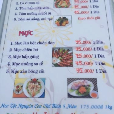 Thực đơn- Quán Ăn Lương Gia Quán - Heo Tộc