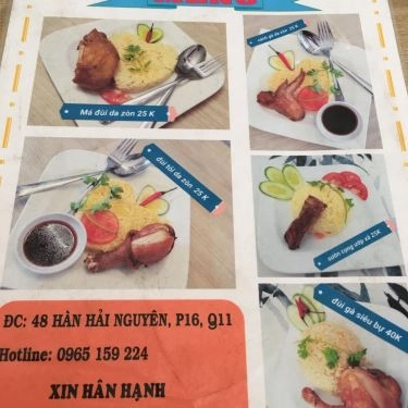 Thực đơn- Quán Ăn Xin Chào M&M - Thức Ăn Nhanh Đài Loan