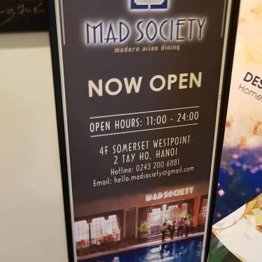 Tổng hợp- Nhà Hàng Mad Society - Modern Asian Dining