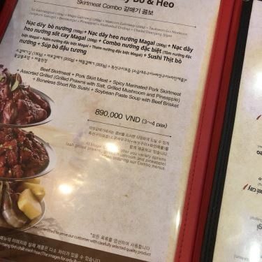 Thực đơn- Quán Ăn Magal BBQ
