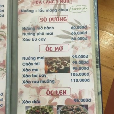 Thực đơn- Mai Ghé Nữa - Quán Ăn Hải Sản