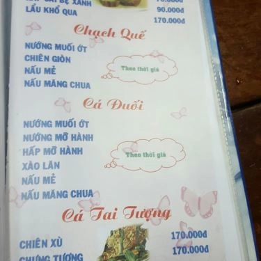 Thực đơn- Quán Ăn Mai Ghé Nữa - Món Nướng
