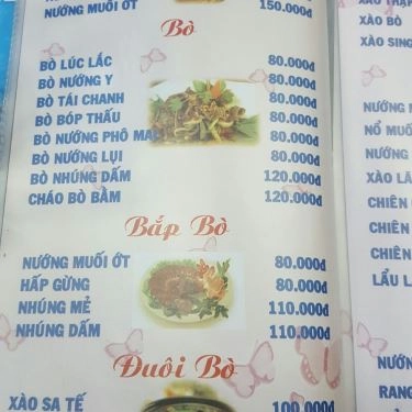 Thực đơn- Quán Ăn Mai Ghé Nữa - Món Nướng