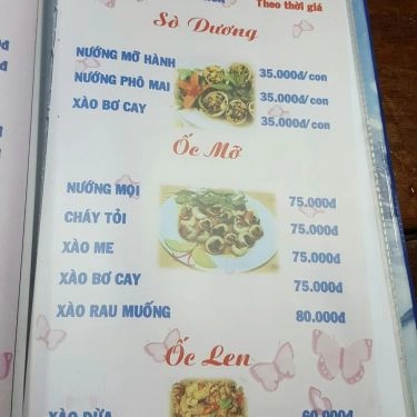 Thực đơn- Quán Ăn Mai Ghé Nữa - Món Nướng