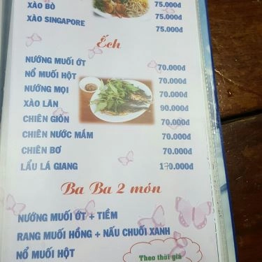 Thực đơn- Quán Ăn Mai Ghé Nữa - Món Nướng