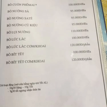 Tổng hợp- Mây Bốn Phương - Quán Ăn Á & Âu