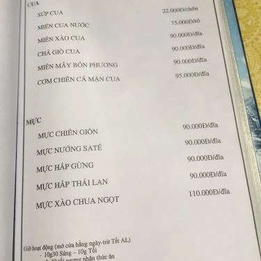 Tổng hợp- Mây Bốn Phương - Quán Ăn Á & Âu