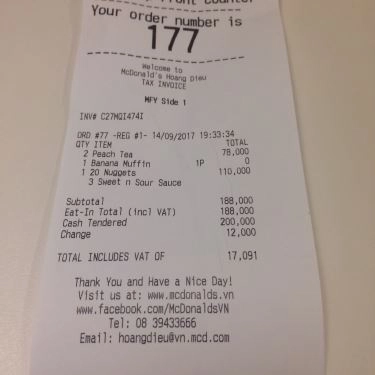 Tổng hợp- Quán Ăn McDonald's - Hoàng Diệu