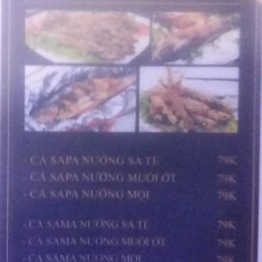 Thực đơn- Quán Ăn Hải Sản MCV - Phan Chu Trinh