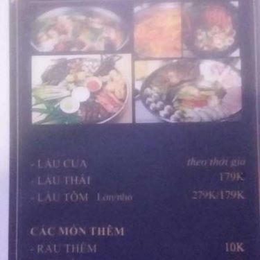Thực đơn- Quán Ăn Hải Sản MCV - Phan Chu Trinh