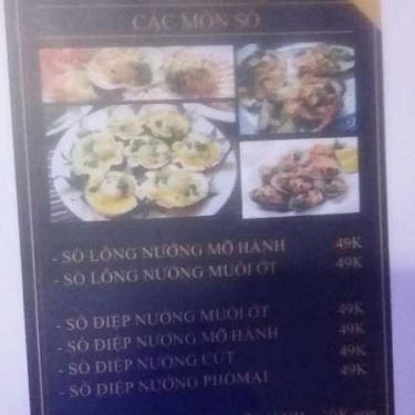 Thực đơn- Quán Ăn Hải Sản MCV - Phan Chu Trinh