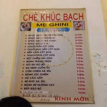 Thực đơn- Quán Ăn Ăn Vặt Mẹ Ghini