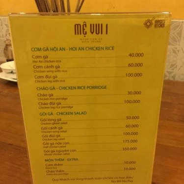 Tổng hợp- Quán Ăn Mệ Vui 1 - Cơm Gà Hội An