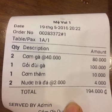 Tổng hợp- Quán Ăn Mệ Vui 1 - Cơm Gà Hội An