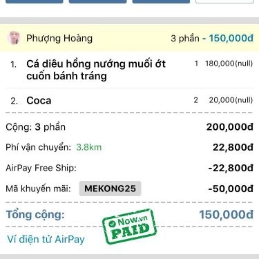 Thực đơn- Quán Ăn Quán Cá Lóc Nướng Giòn Mekong