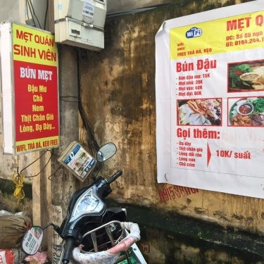 Thực đơn- Quán Ăn Mẹt Quán Sinh Viên