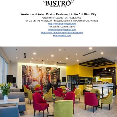 Tổng hợp- Nhà Hàng MH Bistro Restaurant