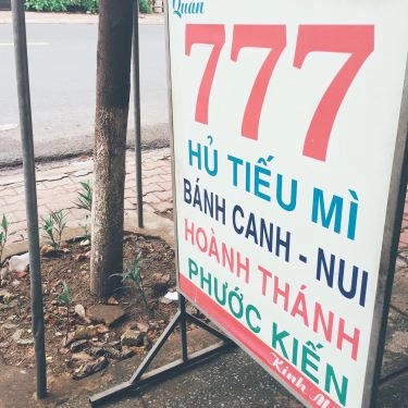 Thực đơn- Quán Ăn 777 - Hủ Tiếu Mì & Hoành Thánh