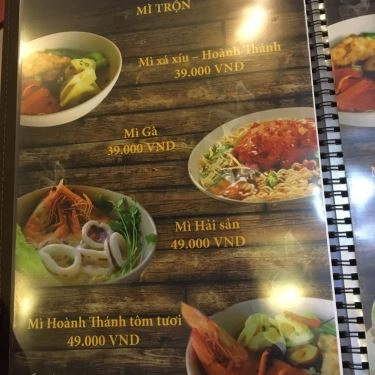 Thực đơn- Quán Ăn Mì Á Châu - Mì Tươi