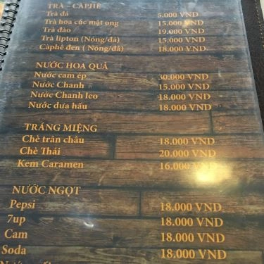 Thực đơn- Quán Ăn Mì Á Châu - Mì Tươi