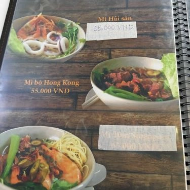 Thực đơn- Quán Ăn Mì Á Châu - Mì Tươi