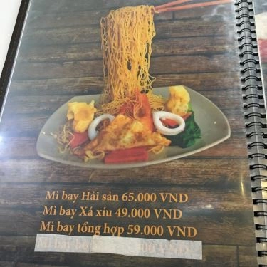 Thực đơn- Quán Ăn Mì Á Châu - Mì Tươi