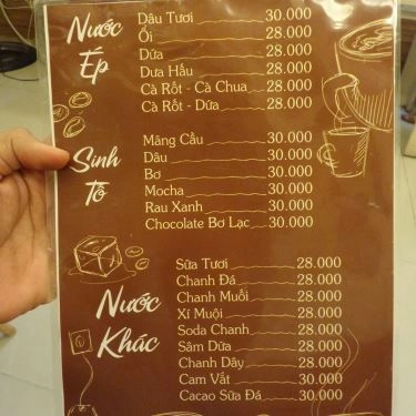 Thực đơn- Quán Ăn Mì Cay BoongBoong