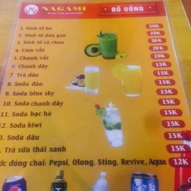Thực đơn- Quán Ăn Mì Cay Nagami