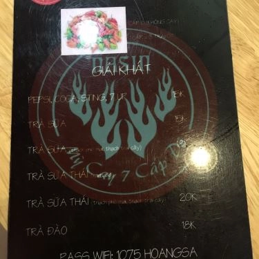 Thực đơn- Quán Ăn Mì Cay Nasin