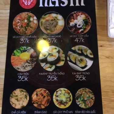 Thực đơn- Quán Ăn Mì Cay Nasin