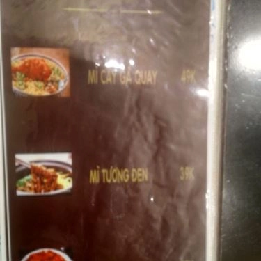 Thực đơn- Quán Ăn Nisin - Mì Cay 7 Cấp Độ